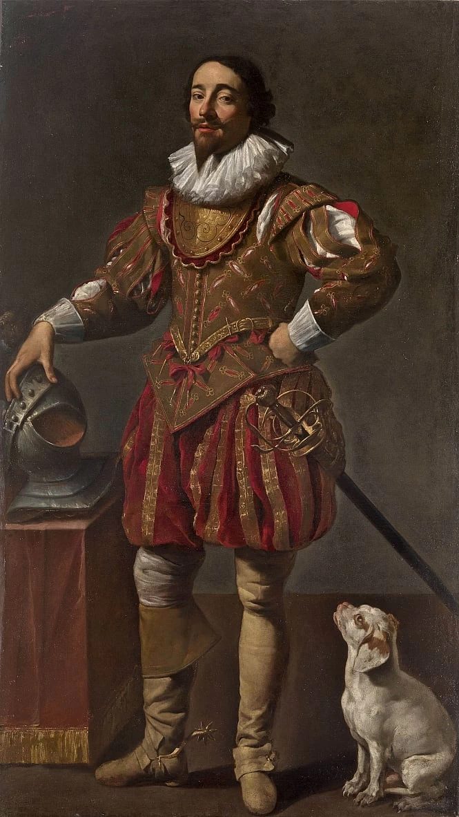 Ritratto di un gentiluomo con il suo cane - Budapest Museum of Fine Arts